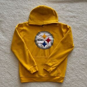 Kids NFL Steelers Yellow Hoodie